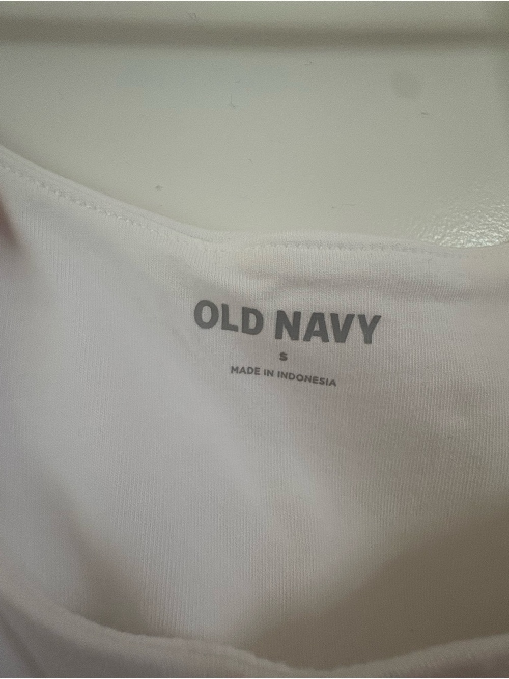 Old Navy White Kids Tank One-Piece Bodysuit - Picture 3 of 3